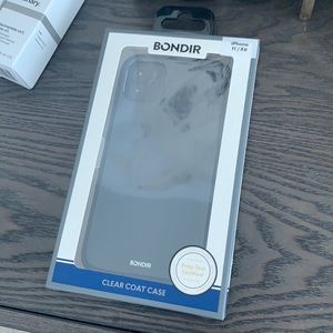 BONDIR iphone 11/XR black clear coat case